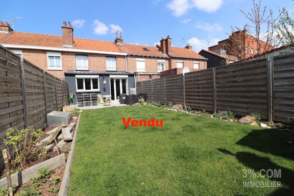 Maison des années 50, de 90 m2 avec jardin et cave Faches-Thumesnil (59155)