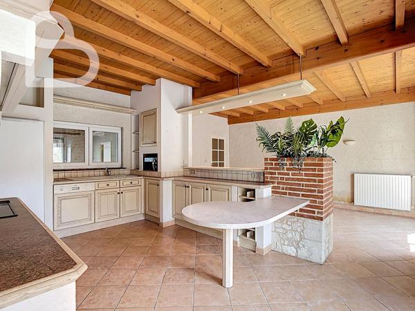 Montaigu-de-Quercy (82150) Ensemble de deux maisons de village en pierre avec jardin et garage