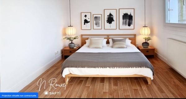 Appartement 3 pièces avec cave et parking en centre-ville