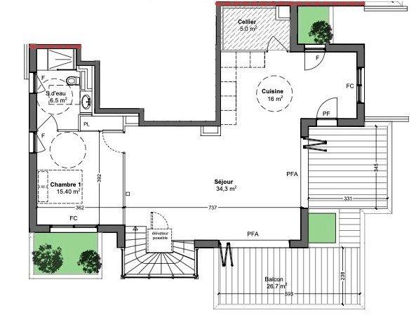 Vente Appartement de luxe Montpellier 4 Pièces 156 m²