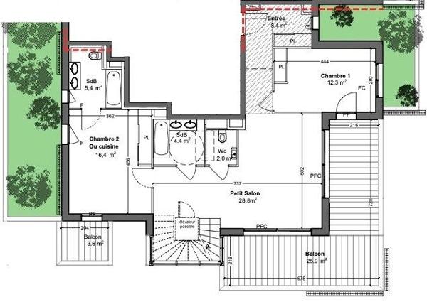 Vente Appartement de luxe Montpellier 4 Pièces 156 m²