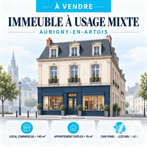 Murs commerciaux  à vendre 300 m² Aubigny-en-Artois