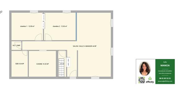 Maison 4 pièces - 108 m² Exclusivité