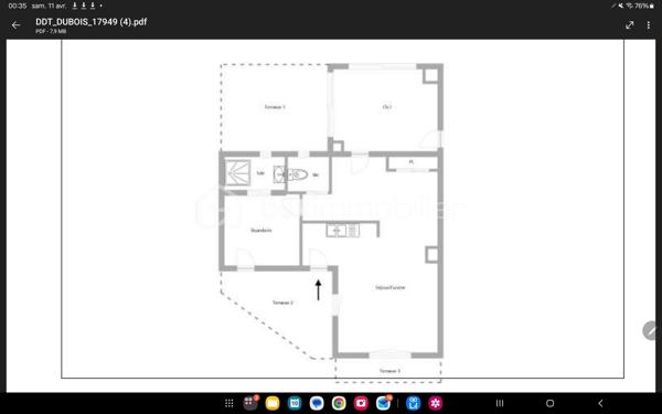 Appartement de 43,50 m²