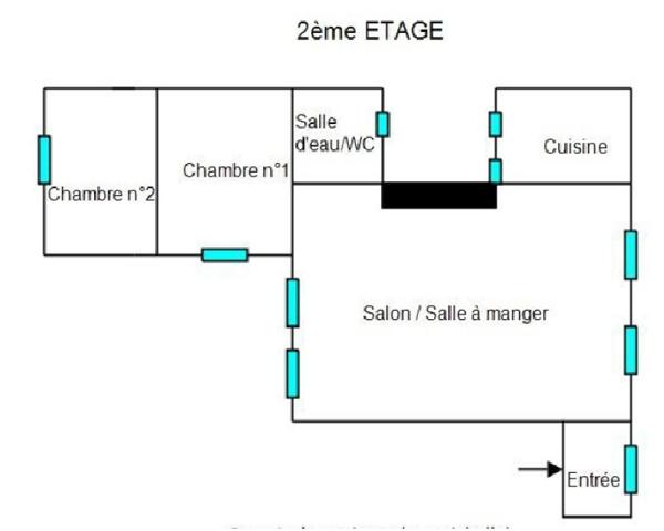 Château – 3 pièces de standing avec stationnement – 420.000 € fai