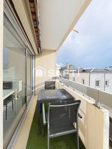 Appartement de type 3 avec double balcons