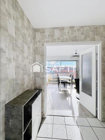 Appartement de type 3 avec double balcons
