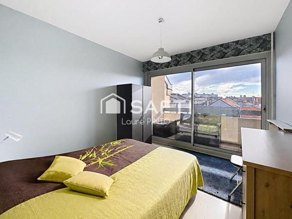 Appartement de type 3 avec double balcons