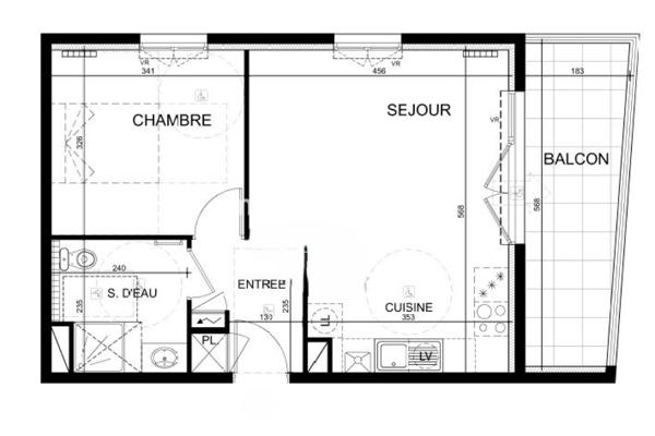 Appartement à PUGET-SUR-ARGENS, 83480 - 2 pièces 43m²