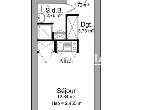 Location Studio 21.05 m² - 1 RUE DES MIMOSAS Buxerolles 86180
