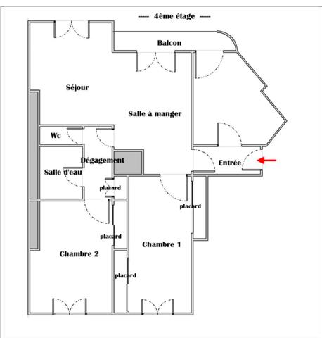 Beau 3 pièces Saint Mande