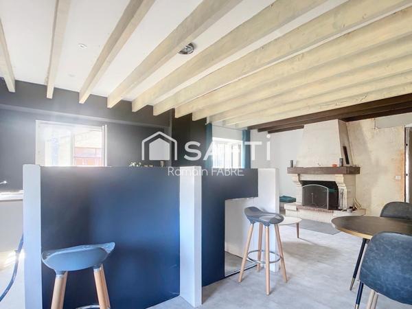 Maison de 3 chambres «Travaux à terminer » au calme