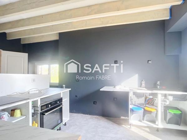 Maison de 3 chambres «Travaux à terminer » au calme