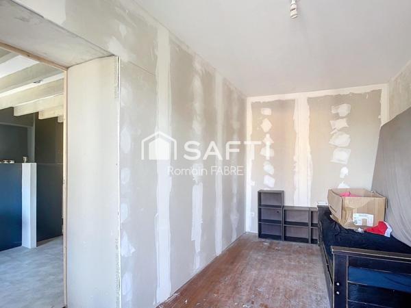 Maison de 3 chambres «Travaux à terminer » au calme