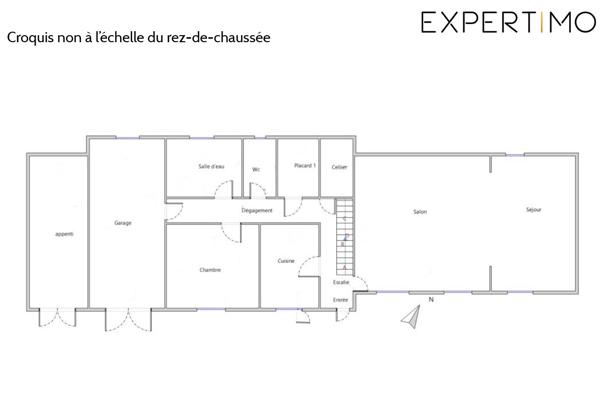 Menat (63560) Menat dans un hameau calme, maison de 175 m² sur terrain 1434 m² clos et arboré.