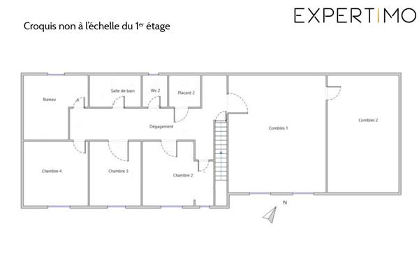 Menat (63560) Menat dans un hameau calme, maison de 175 m² sur terrain 1434 m² clos et arboré.