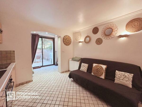 Studio cabine avec jardin et parking La Favière Port de Bormes Les Mimosas