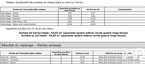 Appartement à vendre 2 pièces 45 m² Meaux