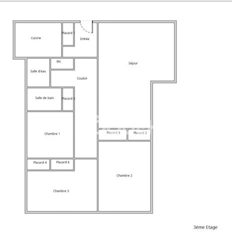 T5 AVEC BALCON ET PARKING ROUEN PREFECTURE / FAC DE DROIT