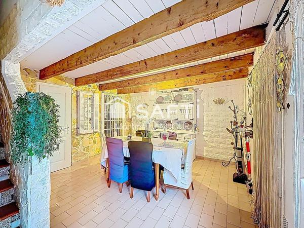 Maison de ville avec terrasse cour et dépendance