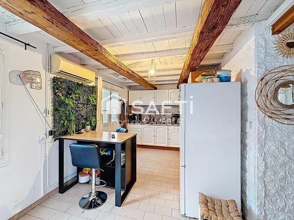 Maison de ville avec terrasse cour et dépendance