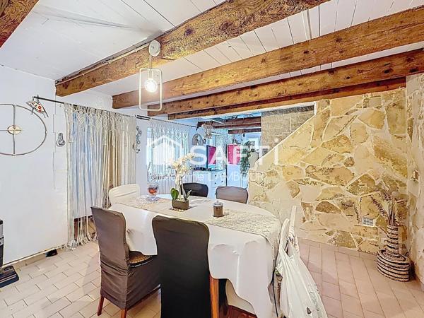 Maison de ville avec terrasse cour et dépendance