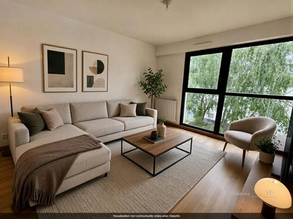 Appartement Nantes 2 pièce(s) 38.5 m2,  
Nantes 44000