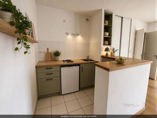 Appartement Nantes 2 pièce(s) 38.5 m2,  
Nantes 44000