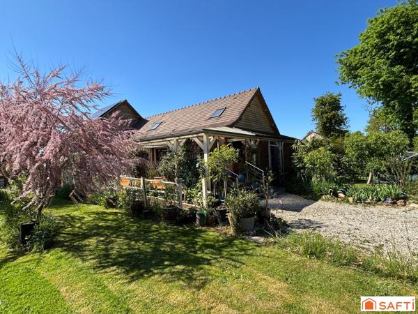 Si votre rêve est une maison en bois et respectueuse de l'environnement alors ,cette maison et faite pour vous !