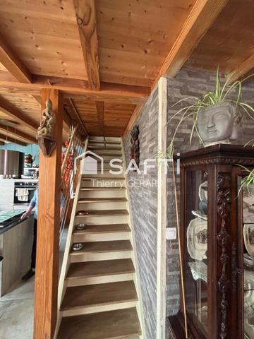 Si votre rêve est une maison en bois et respectueuse de l'environnement alors ,cette maison et faite pour vous !