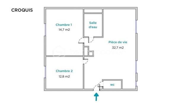 Appartement de 65 m²