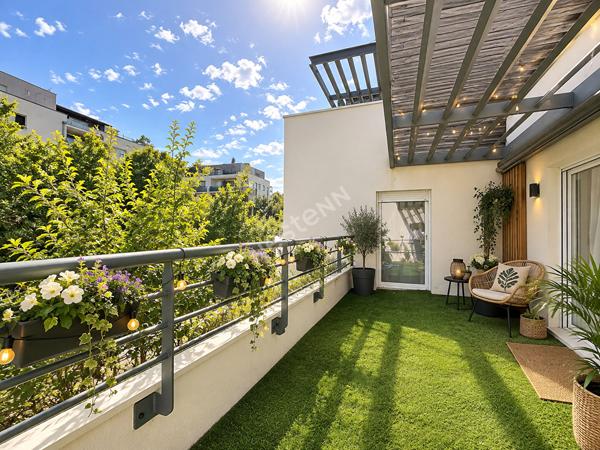 ANNECY-LE-VIEUX - Appartement 4 pièces de 89.92 m² - TRAVERSANT - TERRASSES - CAVE - GARAGE en option