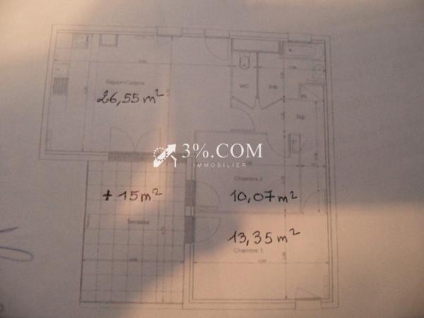 Appartement 3 pièce(s) 2 chambre(s) 64.85 m²