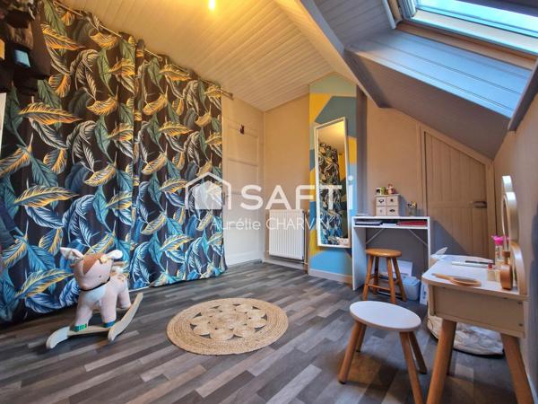 Maison, 3 chambres, Jardin clos, Garage, Sous Sol.