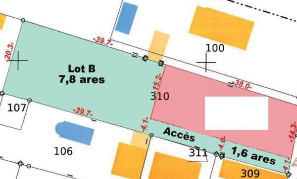 Terrain à bâtir – 946 m² – Hilsenheim