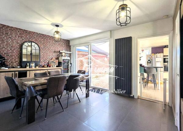 Vente immobilière : Maison à Halluin , quartier Mont Fleuri 4 pièces 88 m² 245 000 €- Jacquot Immobilier.