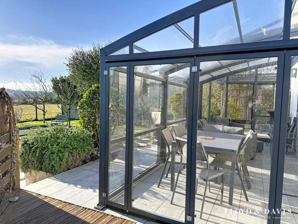 Meschers sur Gironde : Maison Contemporaine de 117 m² + garage, avec Piscine , sur 1000m² de terrain