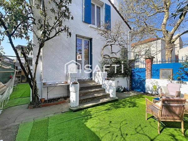 Maison - Courbevoie République - 3 chambres  Charme de l'ancien