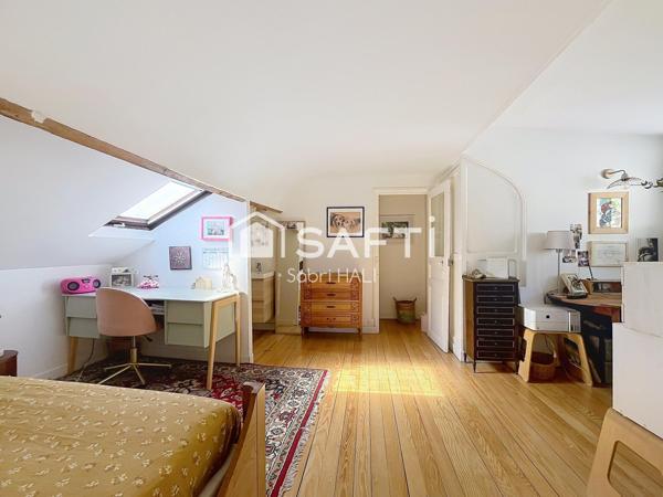 Maison - Courbevoie République - 3 chambres  Charme de l'ancien