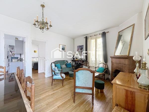 Maison - Courbevoie République - 3 chambres  Charme de l'ancien