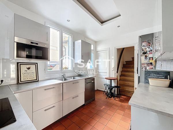 Maison - Courbevoie République - 3 chambres  Charme de l'ancien