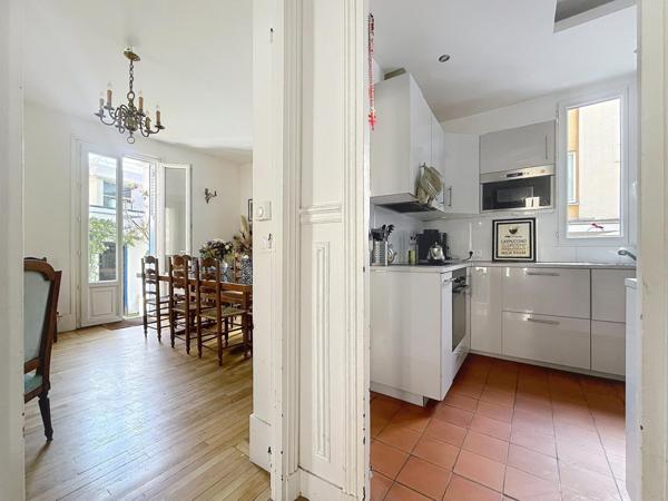 Maison - Courbevoie République - 3 chambres  Charme de l'ancien