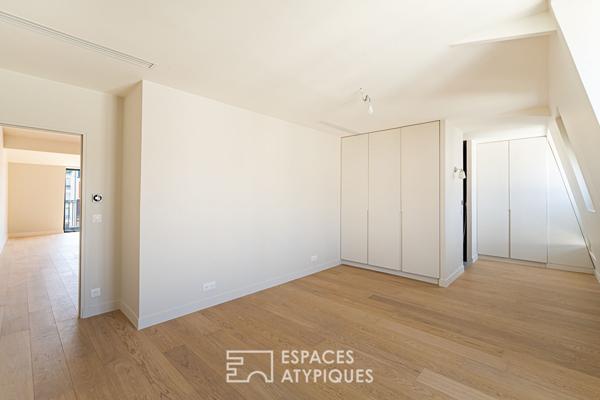 Dernier étage en duplex avec balcons et vue dégagée