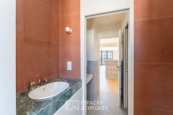 Dernier étage en duplex avec balcons et vue dégagée