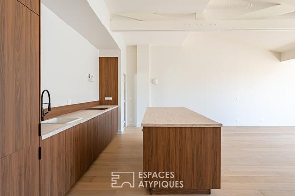 Dernier étage en duplex avec balcons et vue dégagée