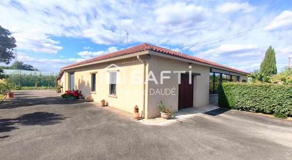 Maison de charme de plain pied - 181 m² - Secteur Montauban Sud ( accès rocade rapide )
