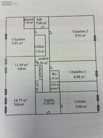 Appartement à vendre à Armentières dans le Nord (59280), ref : 1858   
centre-ville