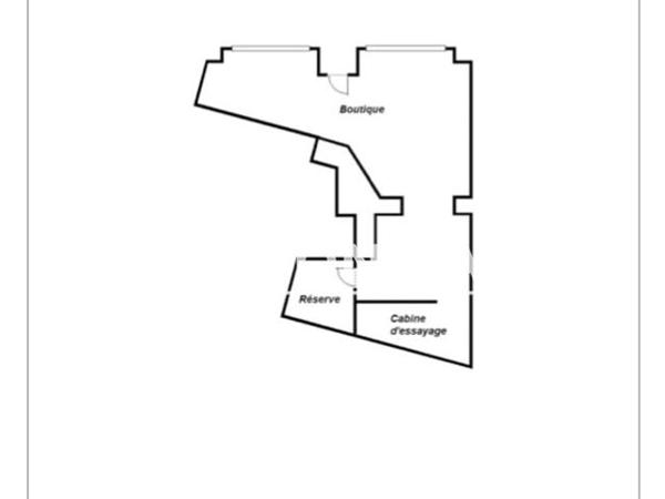 Location Local commercial 2 pièces 40.47 m² - 40 RUE JEAN JAURES Limoges 87000