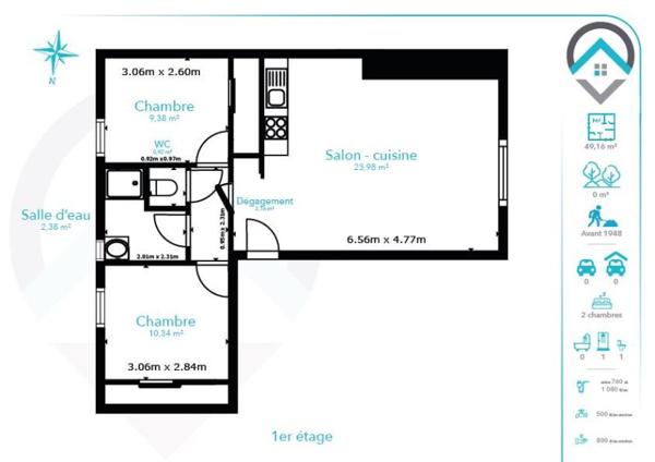 Vente / Appartement T3