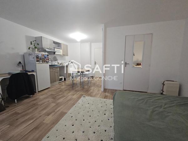 Spacieux studio avec petit jardin et terrasse